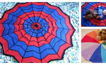 Round Blanket Free knitting Pattern