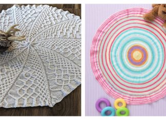 Round Blanket knitting Patterns