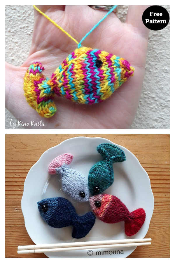 Rybka Wee Fishie Free Knitting Pattern