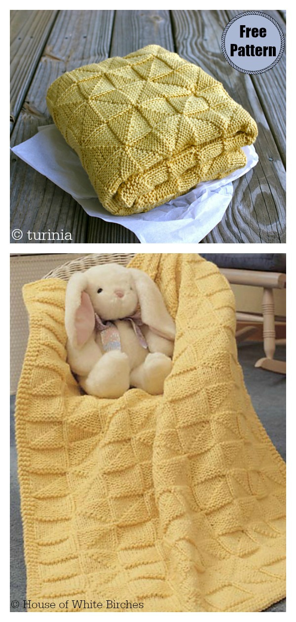 Soft-as-a-Cloud Baby Afghan Free Knitting Pattern