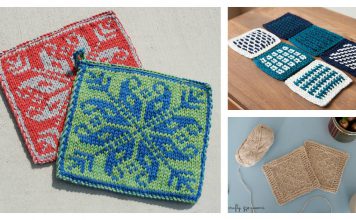 Square Coasters Free Knitting Pattern