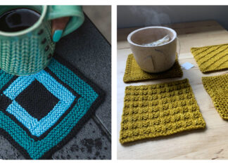 Square Coasters Free Knitting Patterns