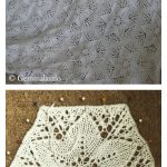 Star Shaped Flowers Lace Blanket Free Knitting Pattern
