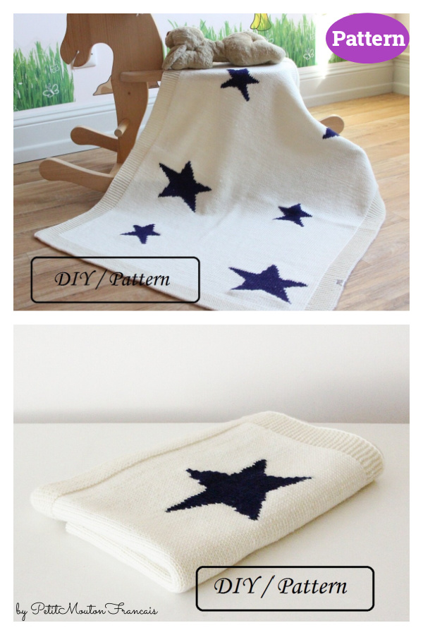 Star Blanket Knitting Pattern 