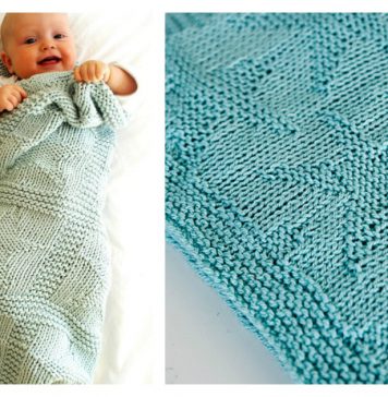 Stars Baby Blanket Free Knitting Pattern