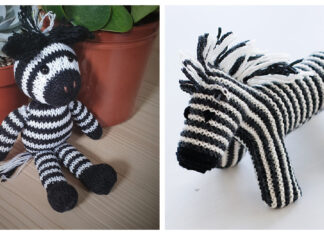 Zebra Soft Toy Free Knitting Patterns