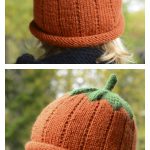 Pumpkin Hat Free Knitting Pattern