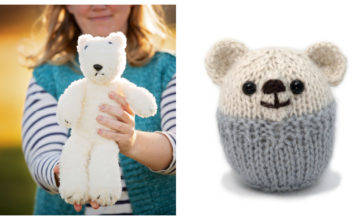Amigurumi Polar Bear Toy Free Knitting Patterns