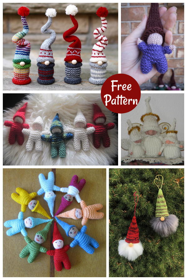 8 Baby Gnome Free Knitting Patterns