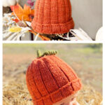 Cozy Pumpkin Hat Free Knitting Pattern