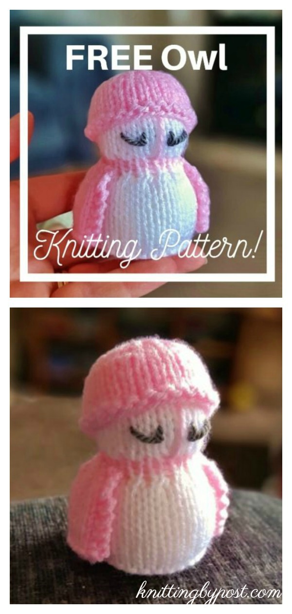 Cute Owl Free Knitting Pattern 