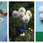 Daisy Flower Free Knitting Pattern