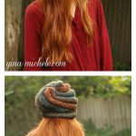 Flat Knit Swirl Hat Free Knitting Pattern