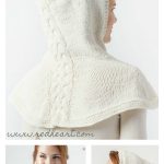 Hooded Cabled Cowl Free Knitting Pattern