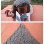 Lichen kerchief Free Knitting Pattern