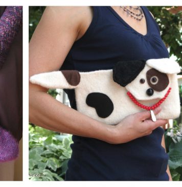 Lovely Clutch Bag Free Knitting Patterns