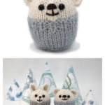 Mini Pookies Polar Bear Free Knitting Pattern