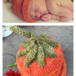 Pumpkin Baby Hat Free Knitting Pattern