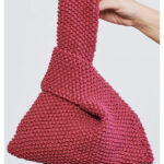 Seed Stitch Knot Bag Free Knitting Pattern