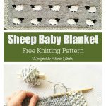 Sheep Baby Blanket Free Knitting Pattern