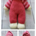 Sleepy Baby Doll Soft Toy Knitting Pattern