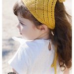 Sunflower Sweetie Kerchief Free Knitting Pattern