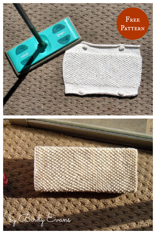 Swiffer Re-Usable Cloth Free Knitting Pattern