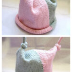 Top Knot Hat Free Knitting Pattern
