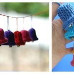 Christmas Bell Ornament Free Knitting Pattern