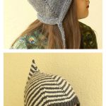 Comma Pixie Hat Free Knitting Pattern