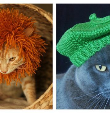 Cute Cat Hat Free Knitting Pattern