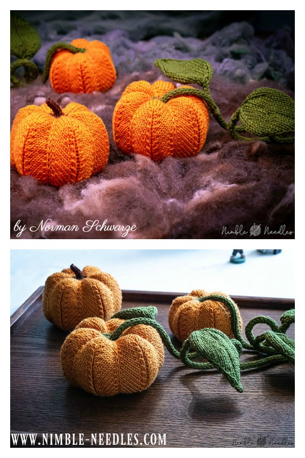 Cute Little Pumpkin Patch Free Knitting Pattern