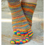 Downtown’s Toe Socks Free Knitting Pattern