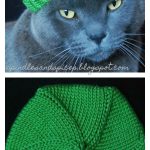 Le Mieux Beret Cat Hat Free Knitting Pattern