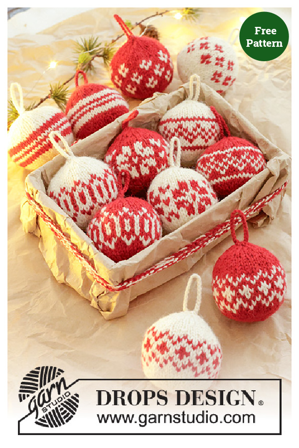 New Traditions Bauble Free Knitting Pattern