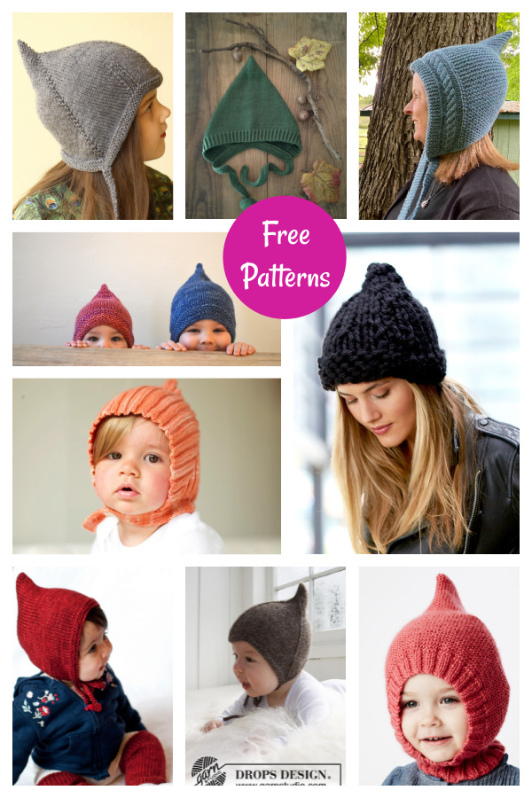 10 Pexie Hat Free Knitting Pattern 