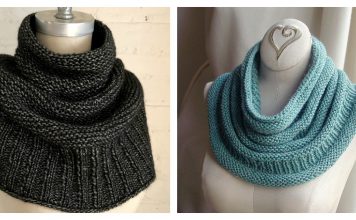 Simple Cowl Free Knitting Pattern