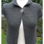 Simple Garter Stitch Vest Free Knitting Pattern