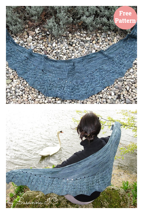 Tethys Shawl Free Knitting Pattern