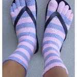 Toe Socks Free Knitting Pattern