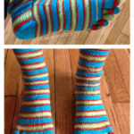 Toe Socks Free Knitting Pattern
