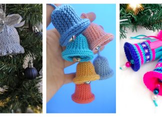 5 Christmas Bell Ornament Knitting Patterns