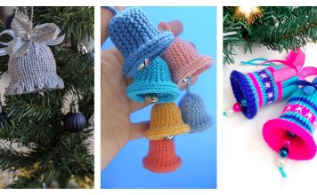 5 Christmas Bell Ornament Knitting Patterns