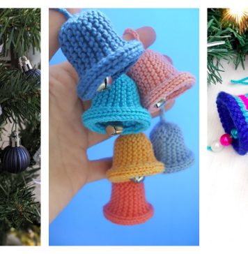 5 Christmas Bell Ornament Knitting Patterns 5 Christmas Bell Ornament Knitting Patterns