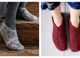 8 Simple House Slippers Free Knitting Patterns