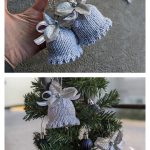 Christmas Bell Free Knitting Pattern and Video Tutorial