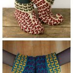 Christmas Elf Slippers Free Knitting Pattern