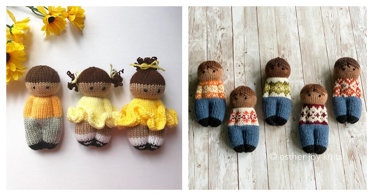 knitted comfort dolls