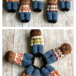 Fairisle Friends Comfort Dolls Free Knitting Pattern