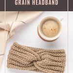 Grain headband Free Knitting Pattern